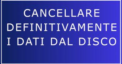Cancellare definitivamente i dati dal disco (shred)